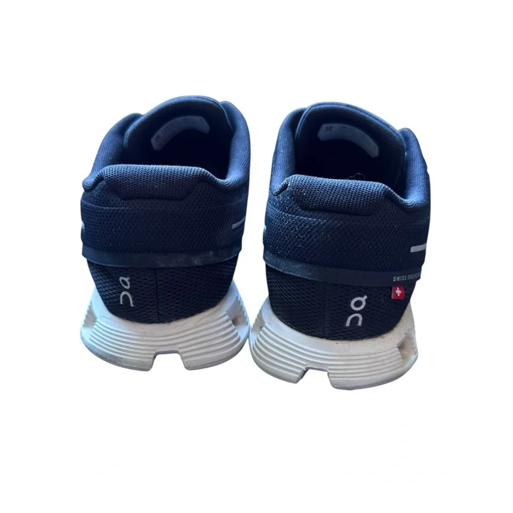 On Running Black and White Athletic Shoes Swiss Engineering